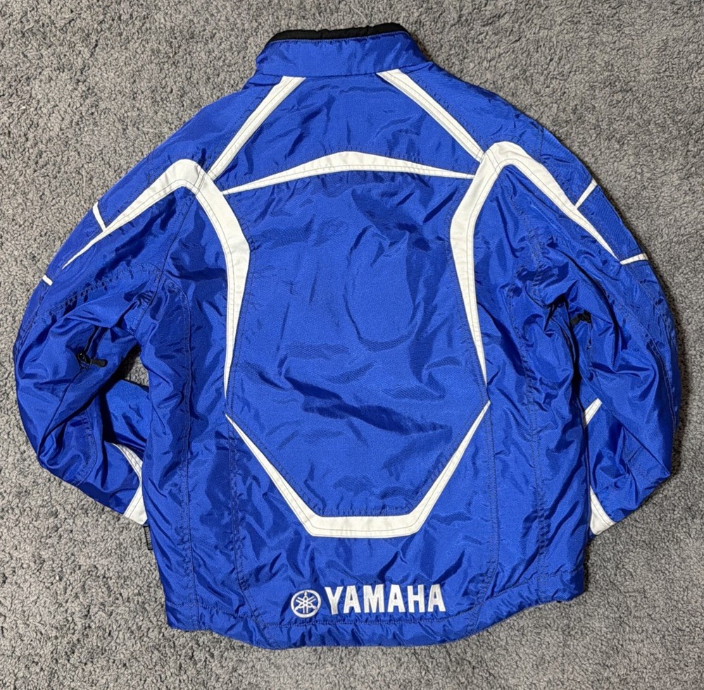 Yamaha Blue Competition Snowmobile Jacket, Size Small - 4 Stroke Performance