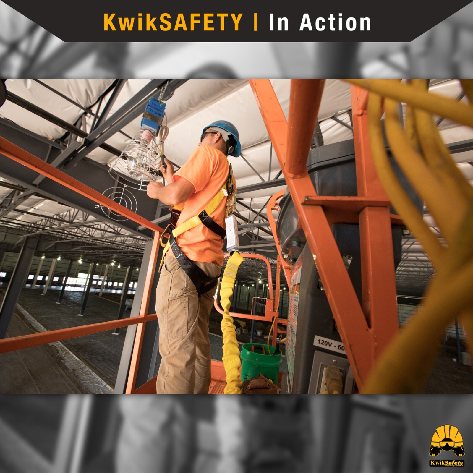 KwikSafety THUNDER 3D Ring Full Body Safety Harness ANSI OSHA Fall Protection