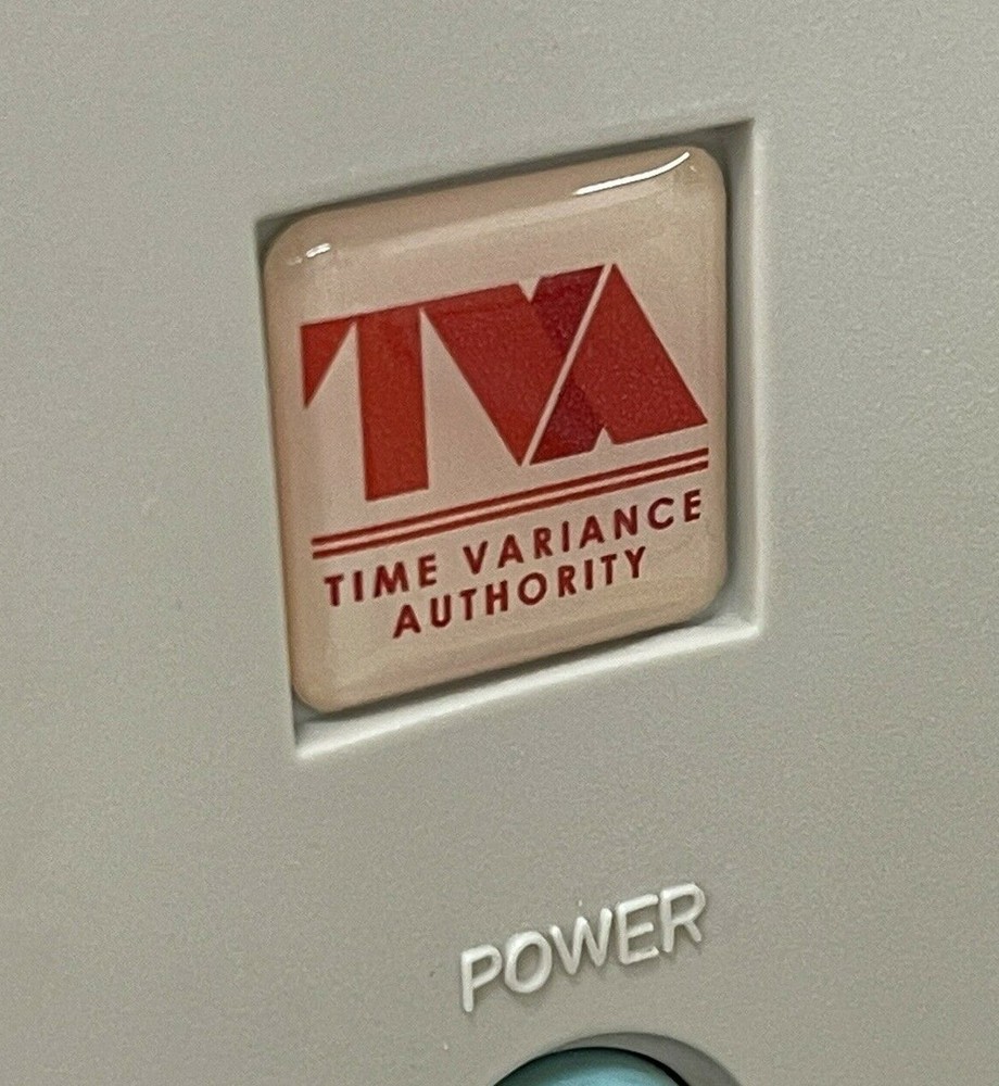 LOKI Time Variance Authority Computer Case Badge DOMED Sticker Retro PC 1x1