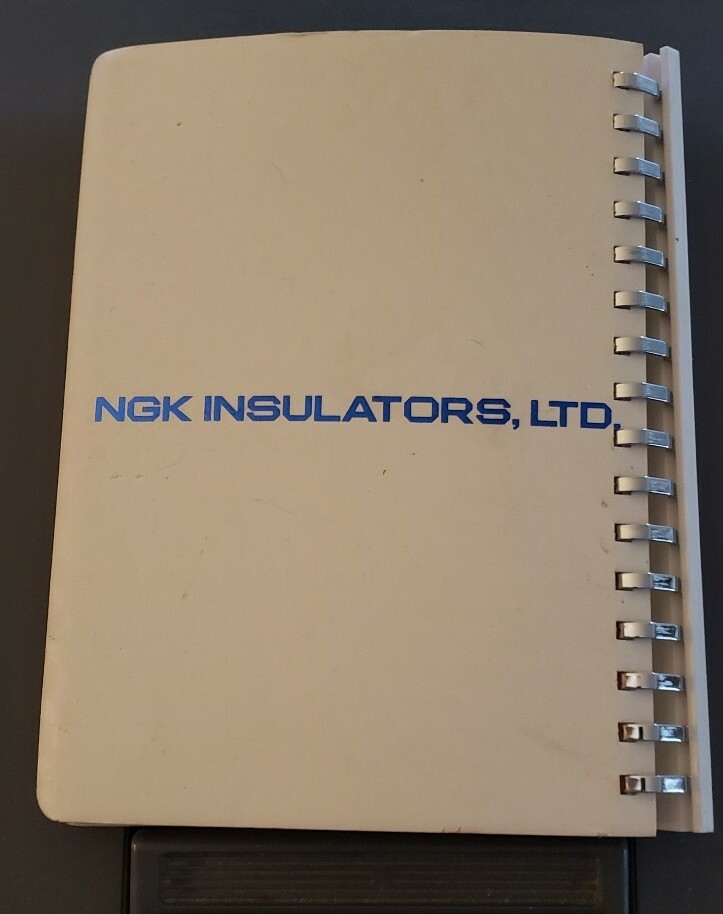 Vintage 1979/2029 NGK Insulators Diary Day Planner