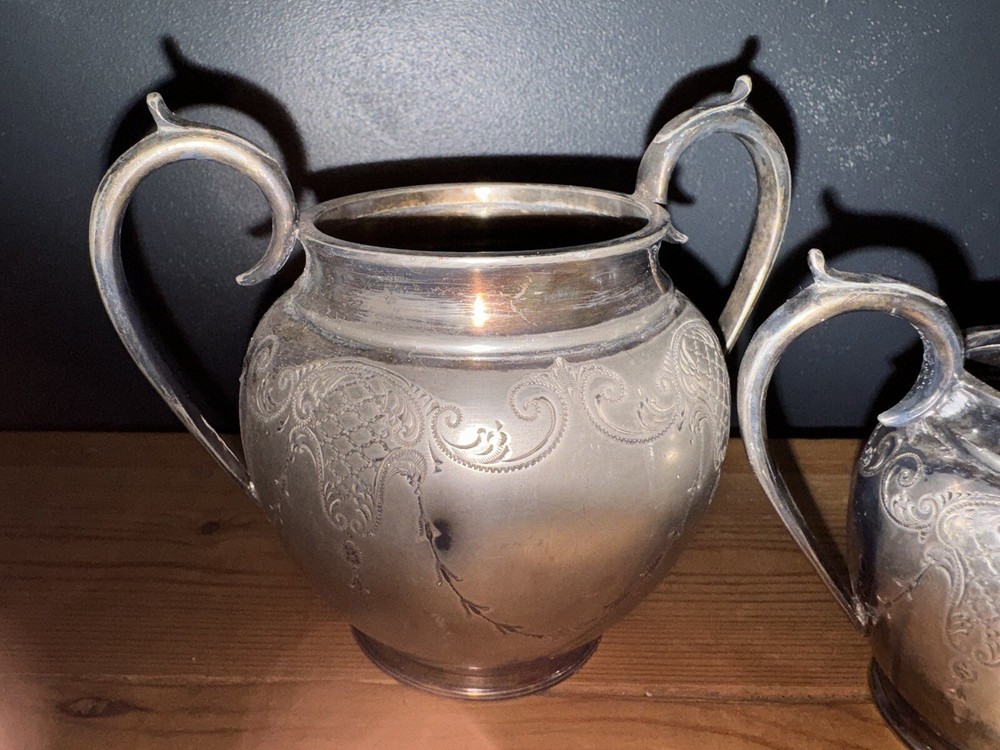 Vintage EPBM Milk Jug & Sugar Bowl