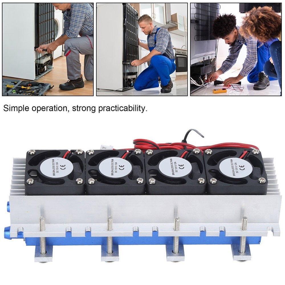 Reliable 4 Chip Semiconductor Refrigerator for Effective Heat Dissipation