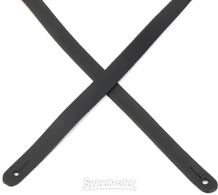 Fender x Third Man Hardware Leather Guitar Strap - Black/Yellow