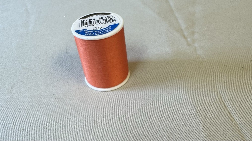 Orange Coats and Clark Machine Embroidery Thread 2-Cones Polyester
