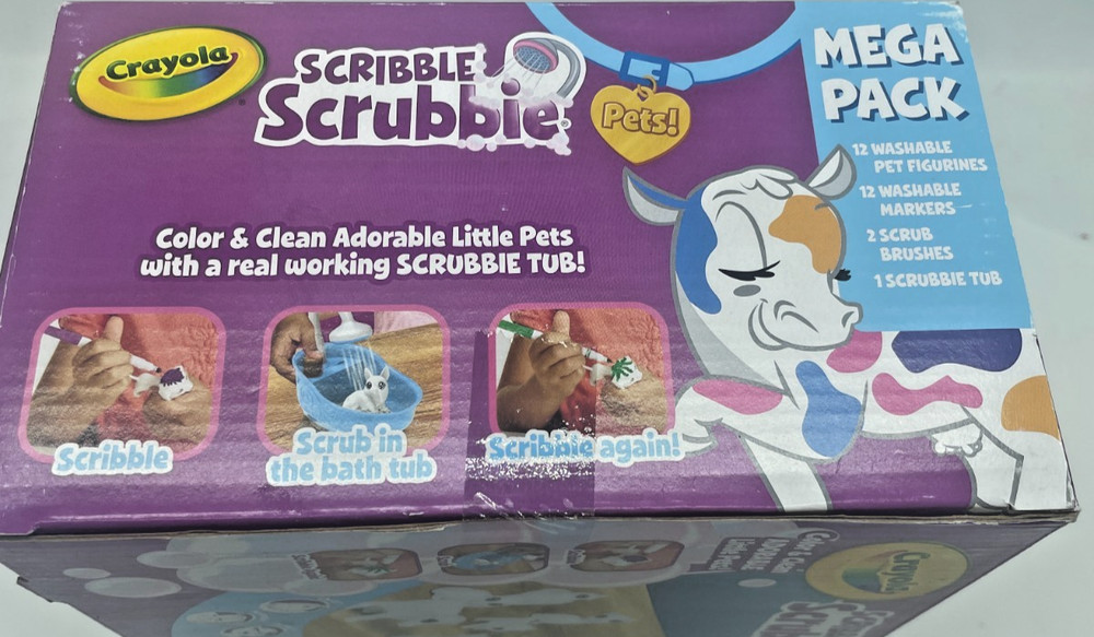 Crayola Scribble Scrubbies Mega Pack (12 Pets) NEW