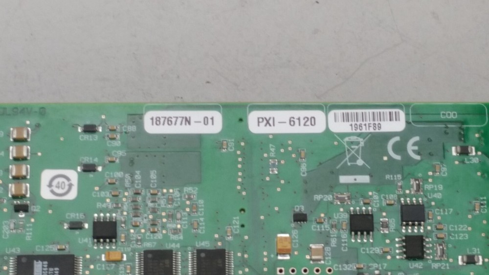 National Instruments NI PXI-6120 DAQ Card 16-bit Simultaneous Analog Input