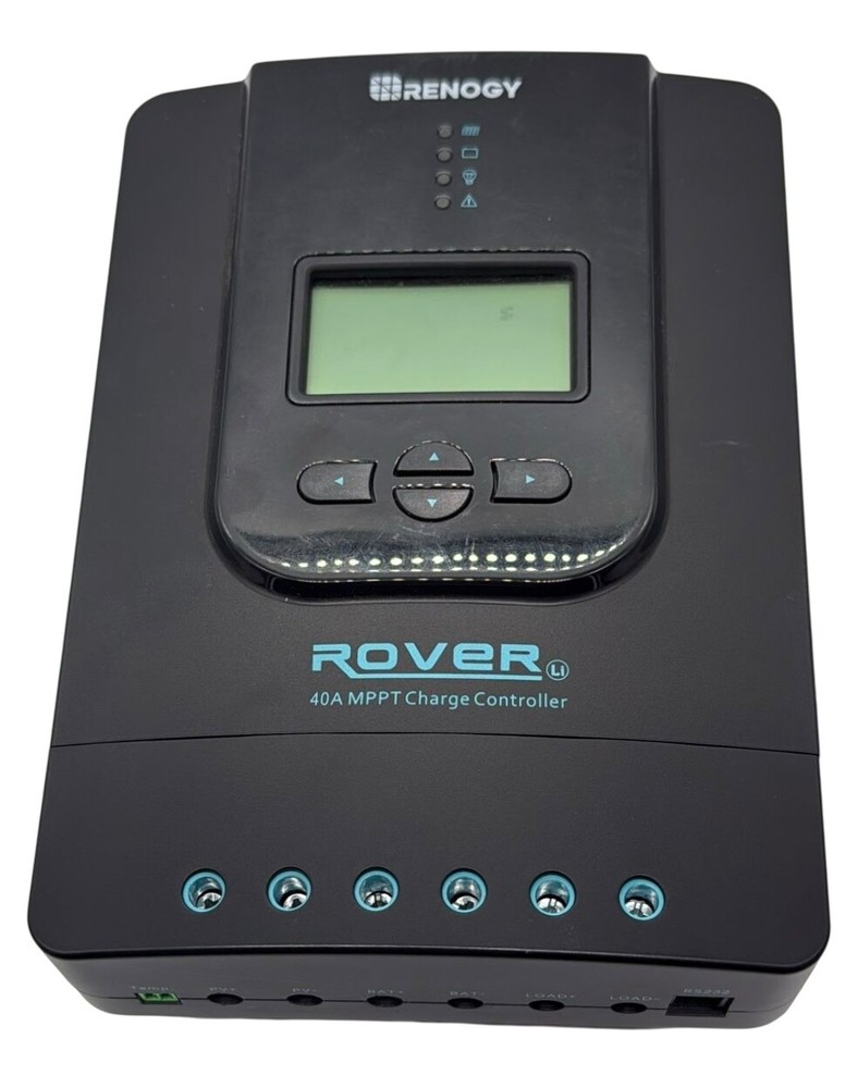 Renogy Rover LI 40A MPPT Solar Charge Controller RNG-CTRL-RVR40 Bluetooth Ready