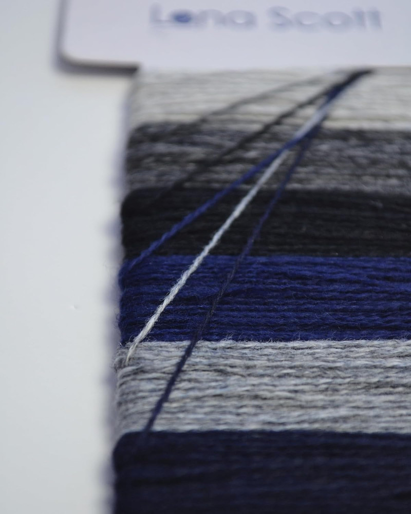 Cashmere Darning Yarn Thread Darning Kit, 30M in 6 Colors