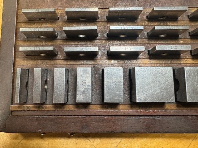 Elistrom/Dearborn 35-piece Gage Block Set with Setting Stone