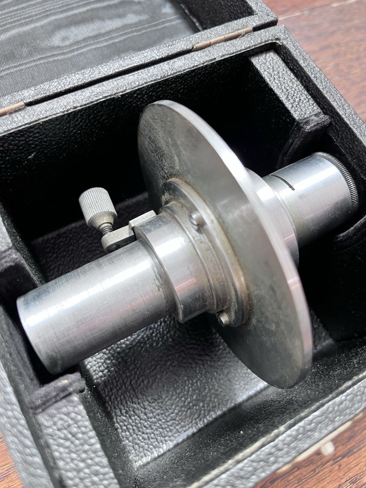 Large J. Swift & Son 22971 Microscope Goniometer Eyepiece in Case