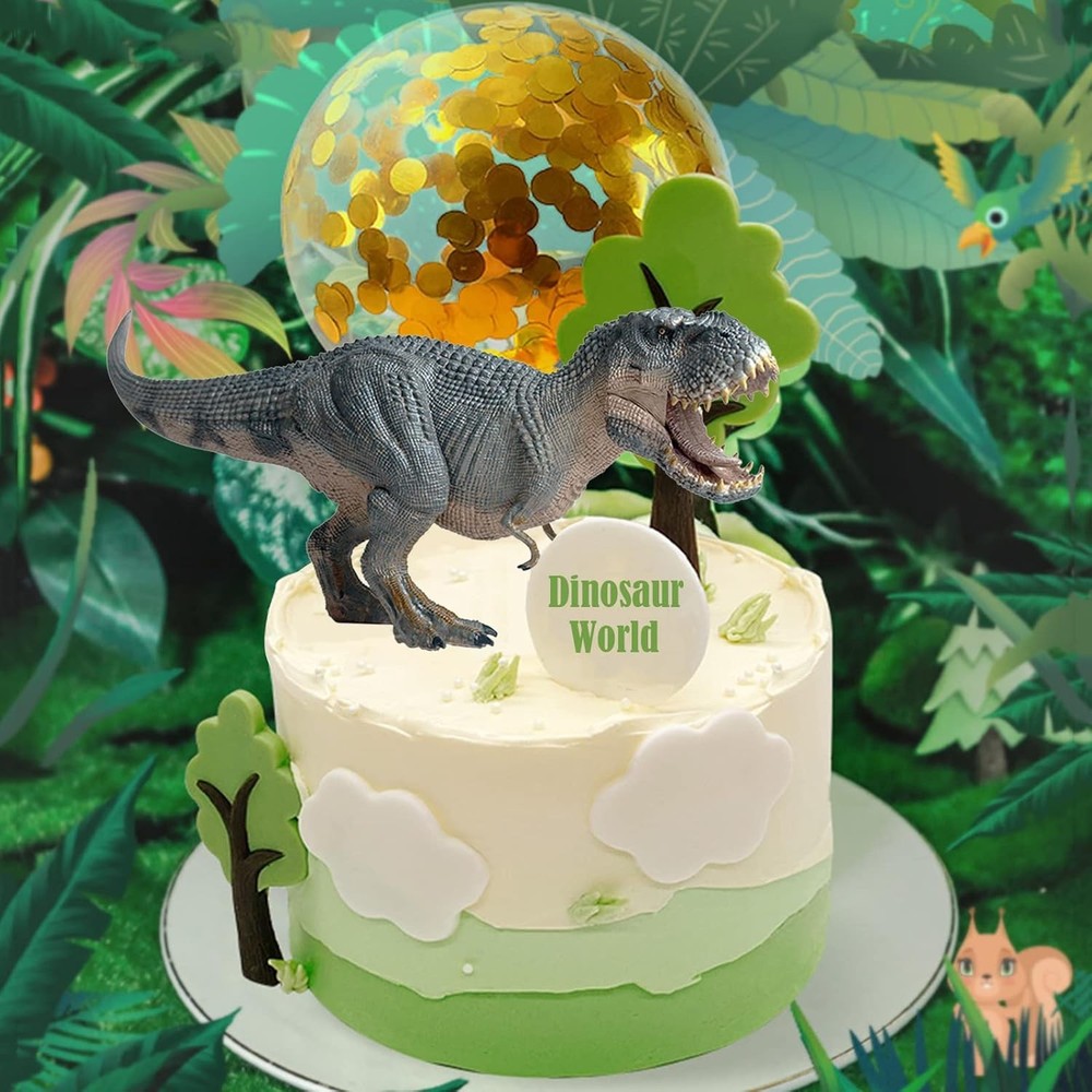 EOIVSH Dinosaur Toy Vastatosaurus Rex with Movable Jaw, Realistic Blue