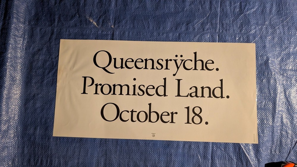 Queensryche Promised Land Original Promo Poster 12x24