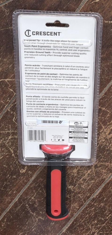 Crescent Jab Saw with Ergonomic Handle & Precision Ground Teeth #CTJSAW