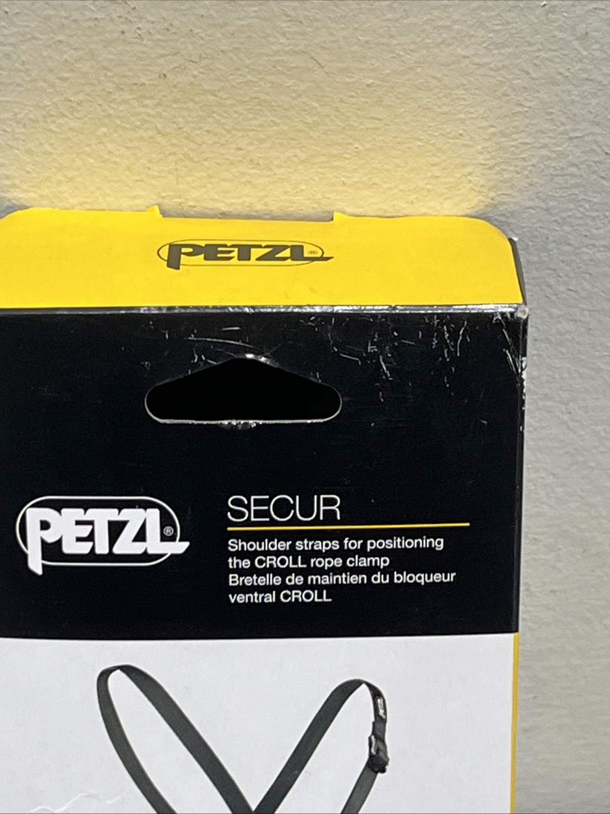 Petzl Secur Shoulder Straps Caving Chest Harness for Petzl Croll