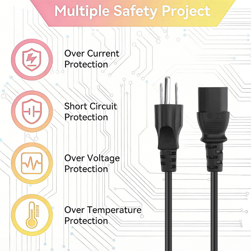 UL 6ft AC Power Cord Cable For Bose Panaray System Digtal Controller