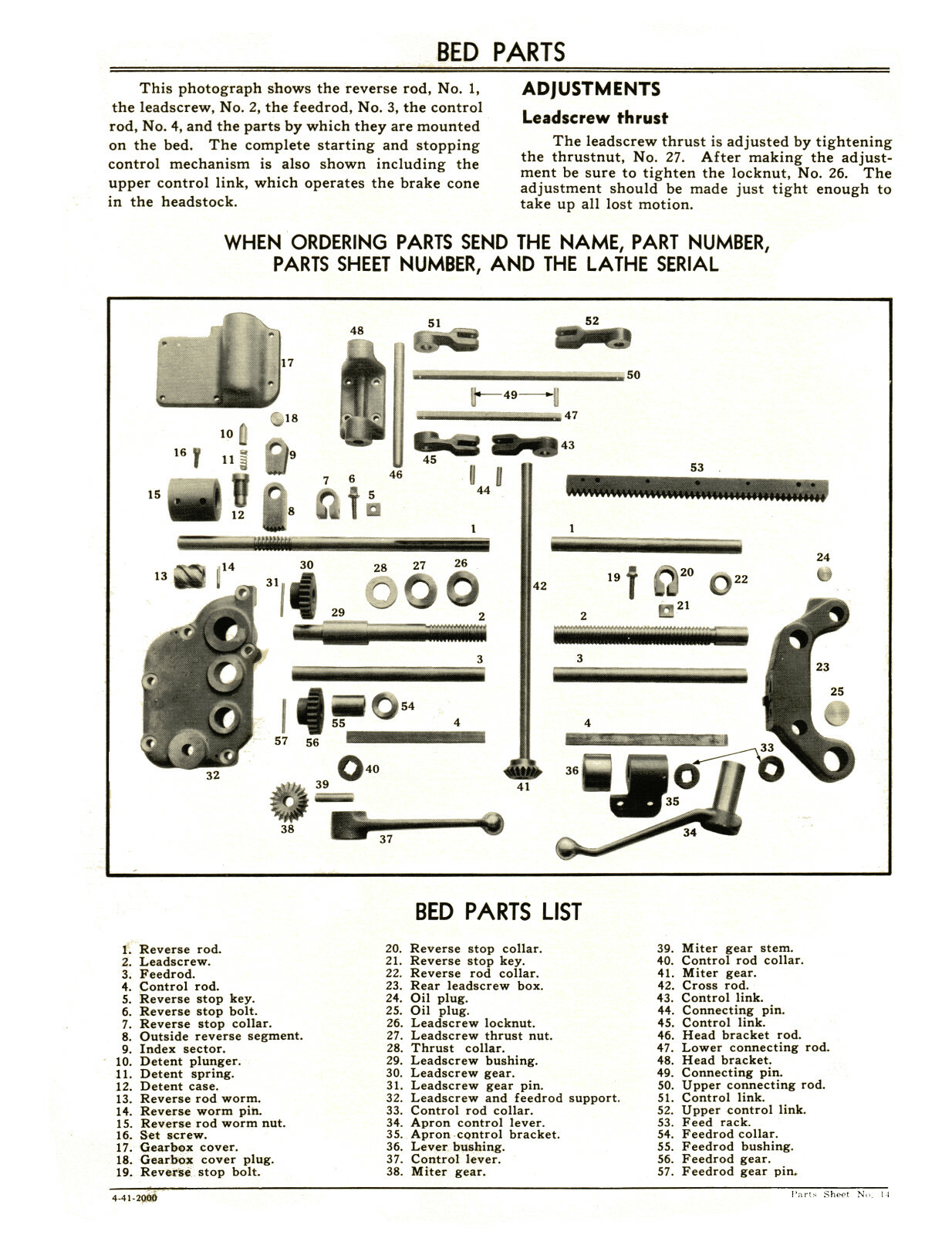 Monarch Lathe Model CK Operating, Maintenance, & Parts List Manual #1577