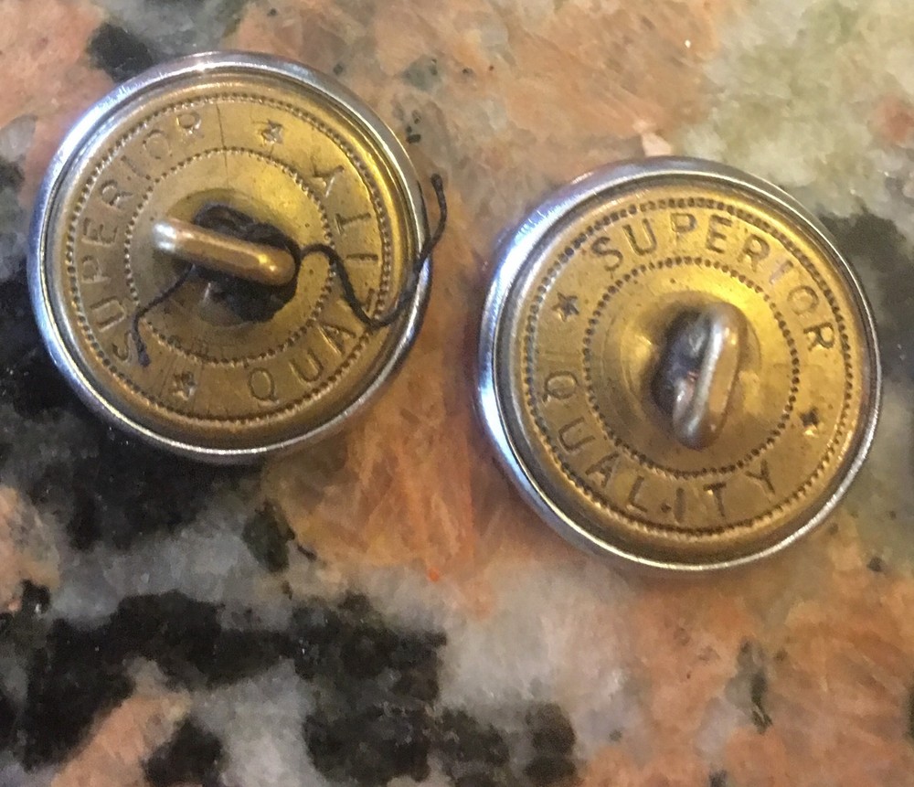 1950S Superior Fire Department Buttons And Cufflinks