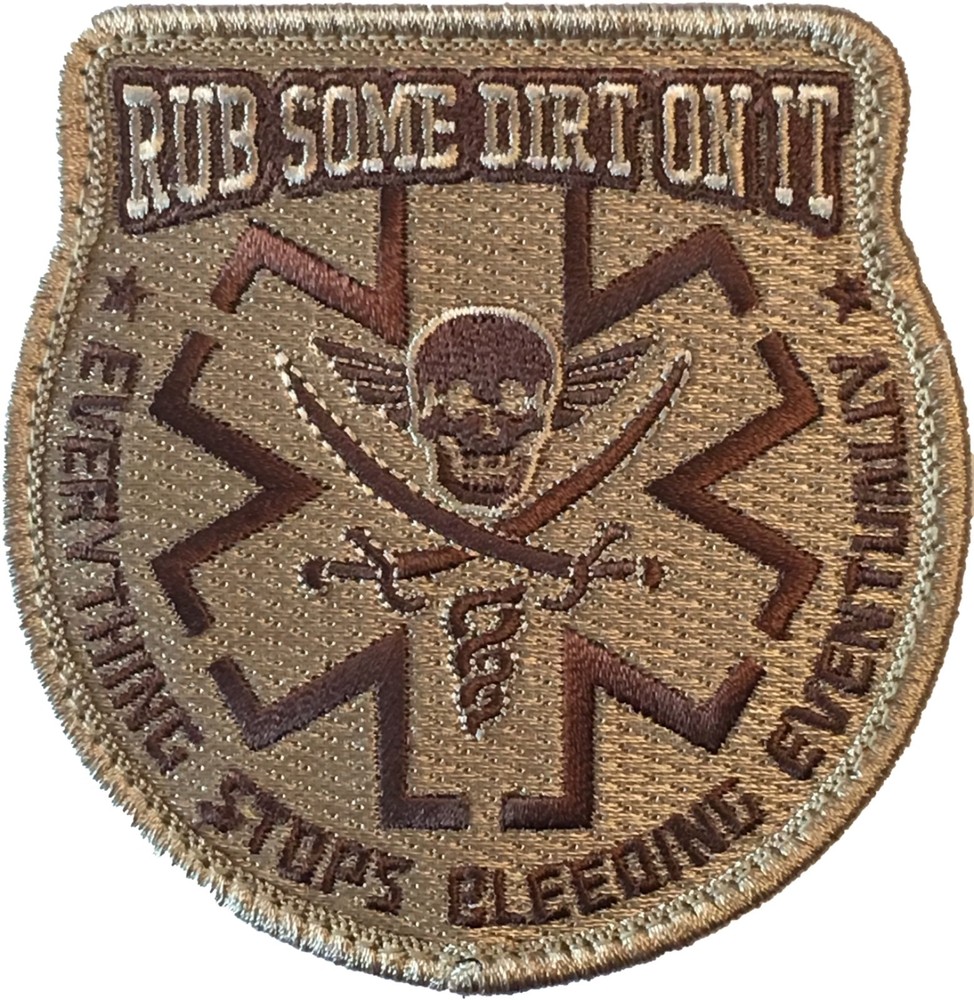 Rub Some Dirt On It - Arid - Embroidered Morale Patch
