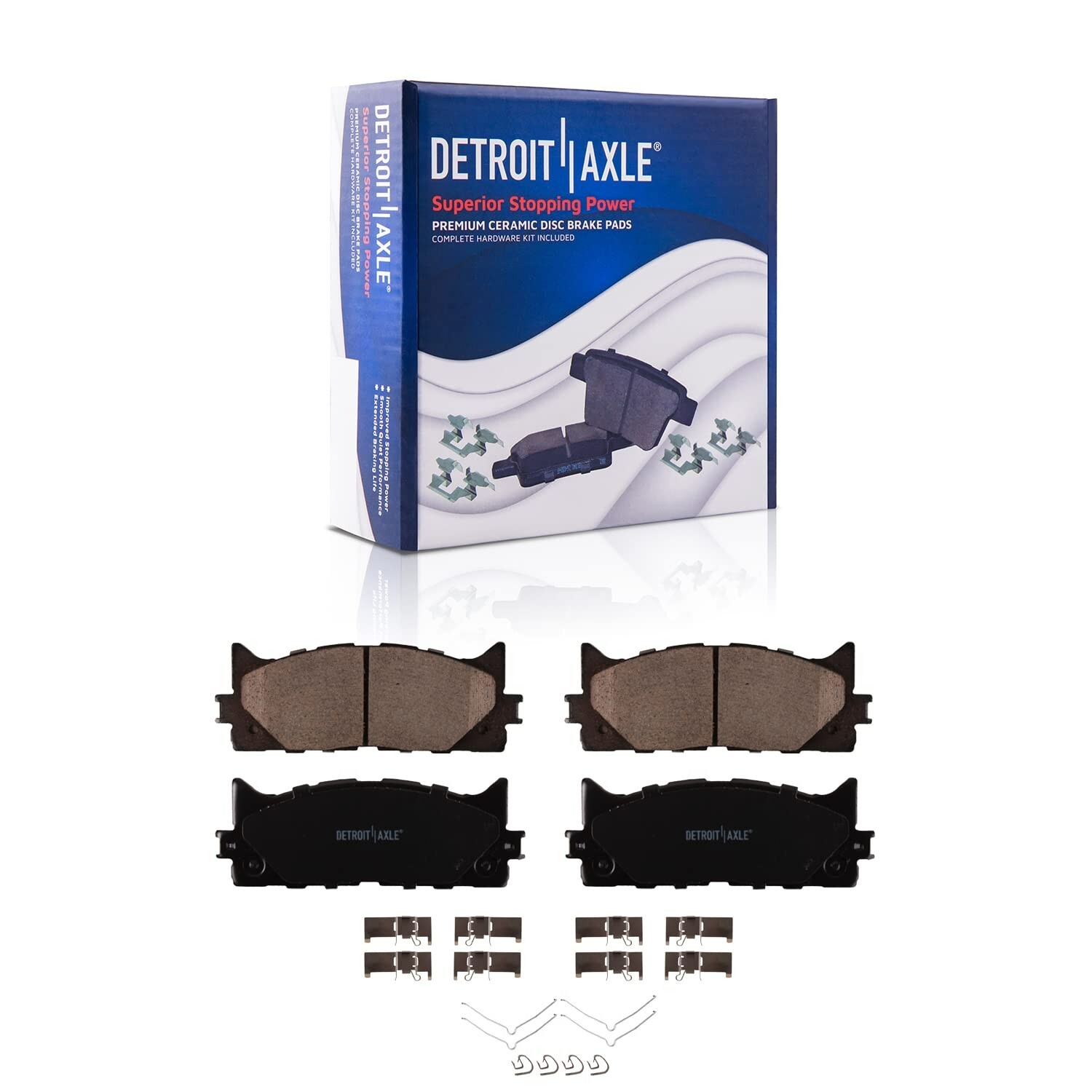 Front & Rear Drilled Rotors + Brake Pads for Toyota Camry Avalon ES350 ES300h