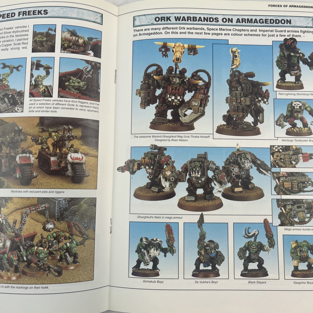 Warhammer 40,000 40K Codex Armageddon 2001 2nd edition Games Workshop sourcebook