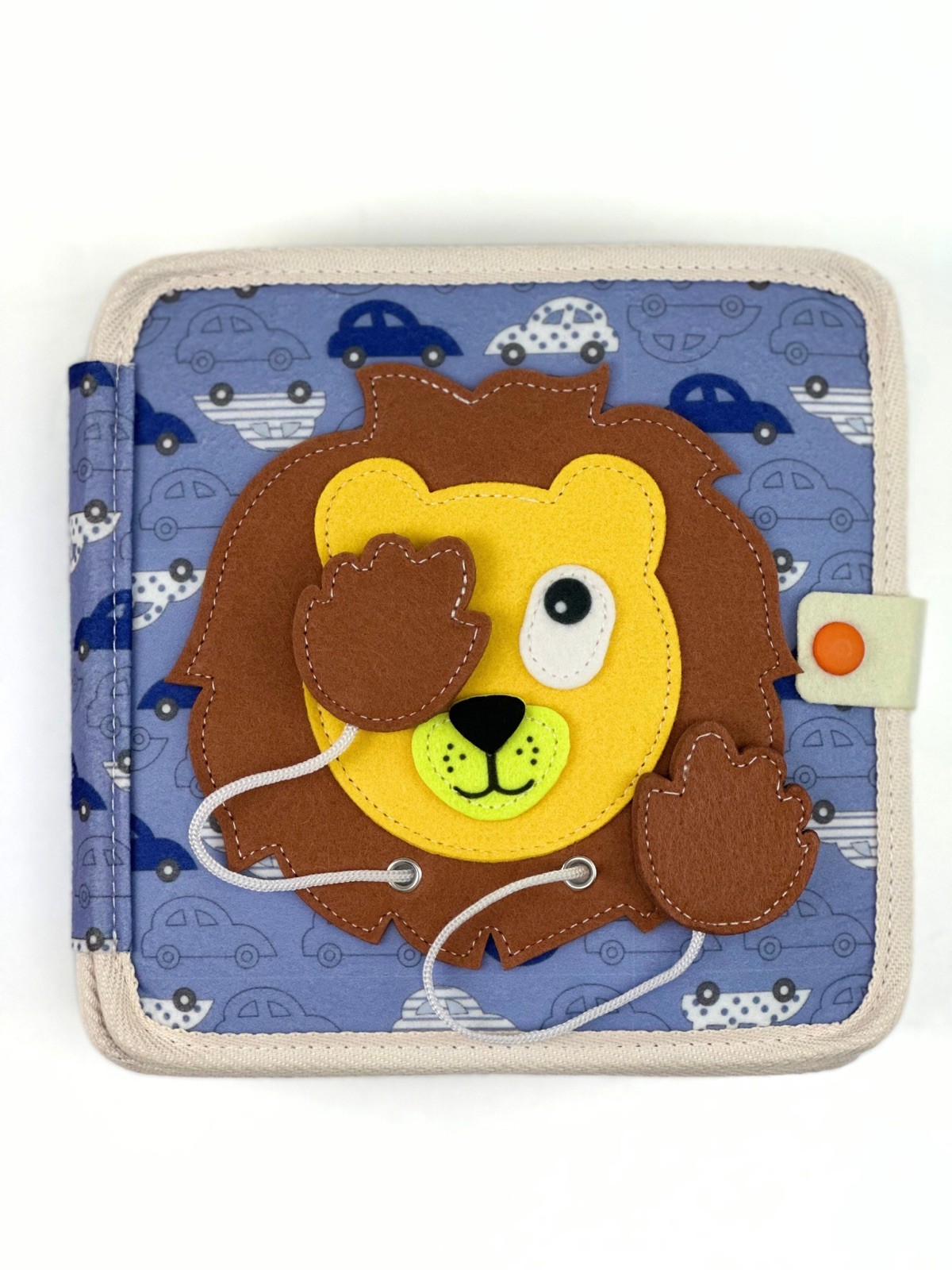 Busy Book Montessori Activity Felt Quiet Education Book Travel Toys Lion