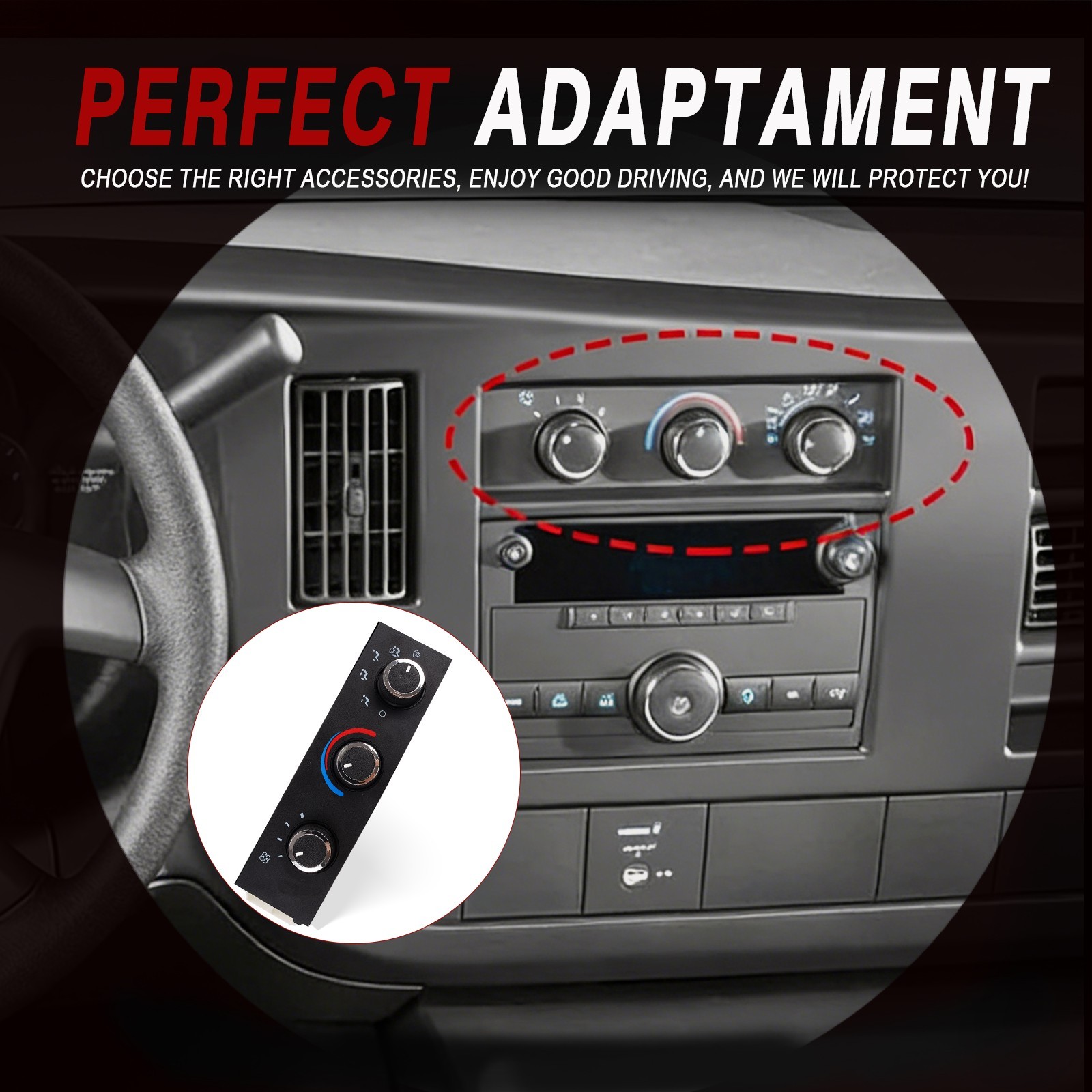 A/C Heater and Air Conditioning Control For Chevy Express Van SaVana 3500 2500