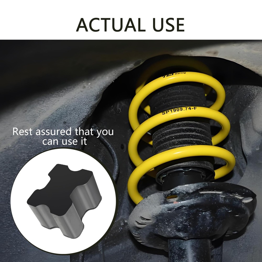 8PCS Rubber Coil Spring Spacers,Heavy Duty Front Coil Spring Booster Kit for ...