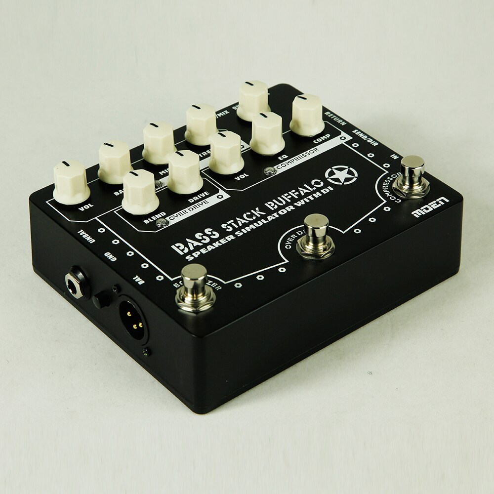 Effects Bass STACK BUFFALO Speaker Simulator With OVERDRIVE EQUALIZER COMPRESSOR