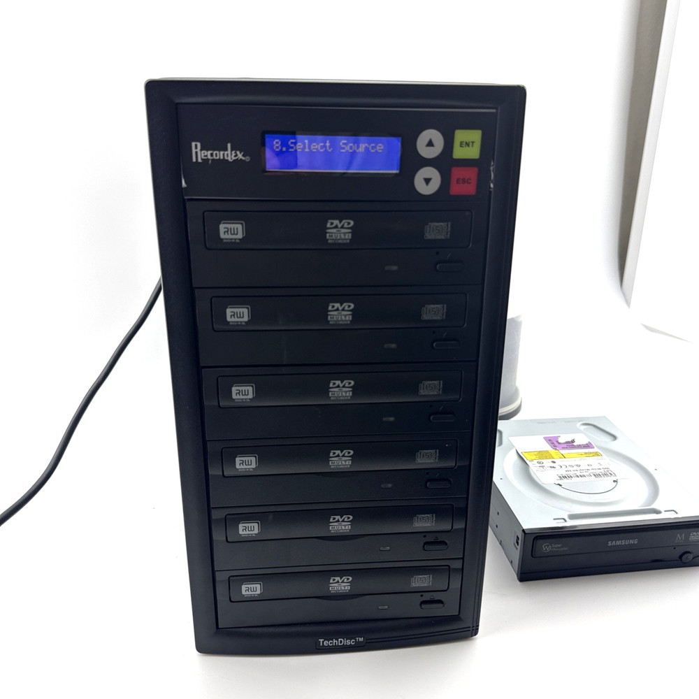 Recordex RX-D5-1945 TechDisc Pro 1-to-5 DVD Duplicator Bundle Tested