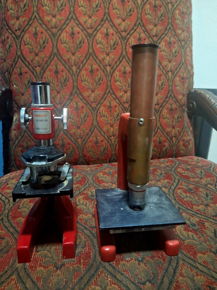 2 Vintage Microscopes