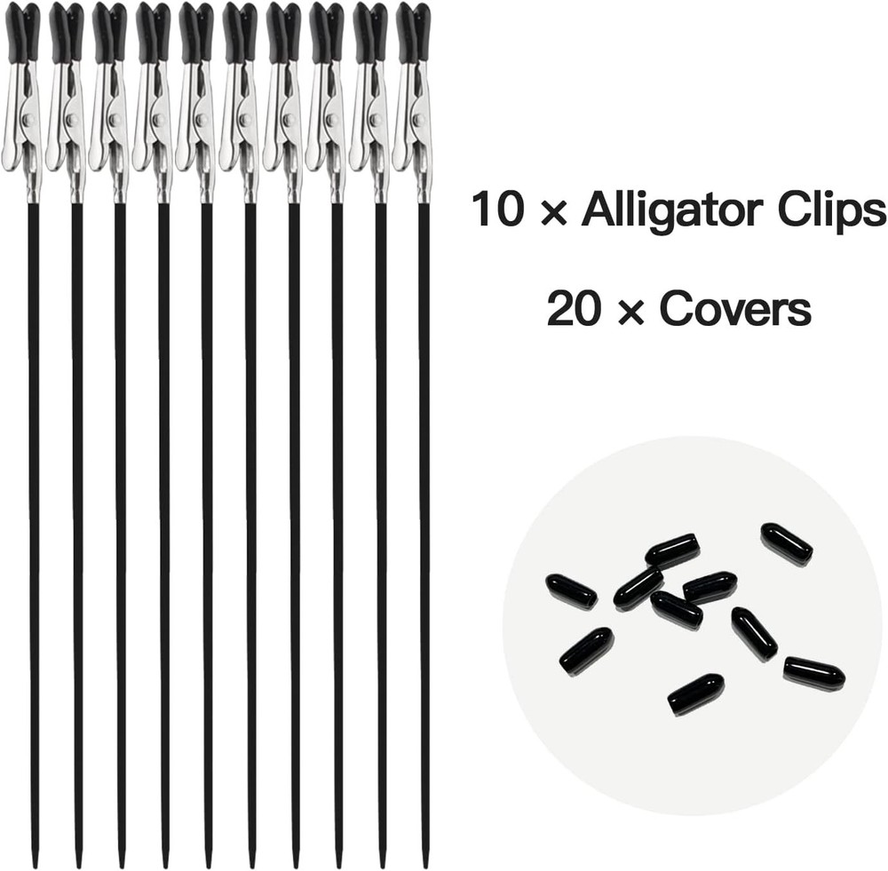 10 Pc Alligator Clip Model Holder Sticks