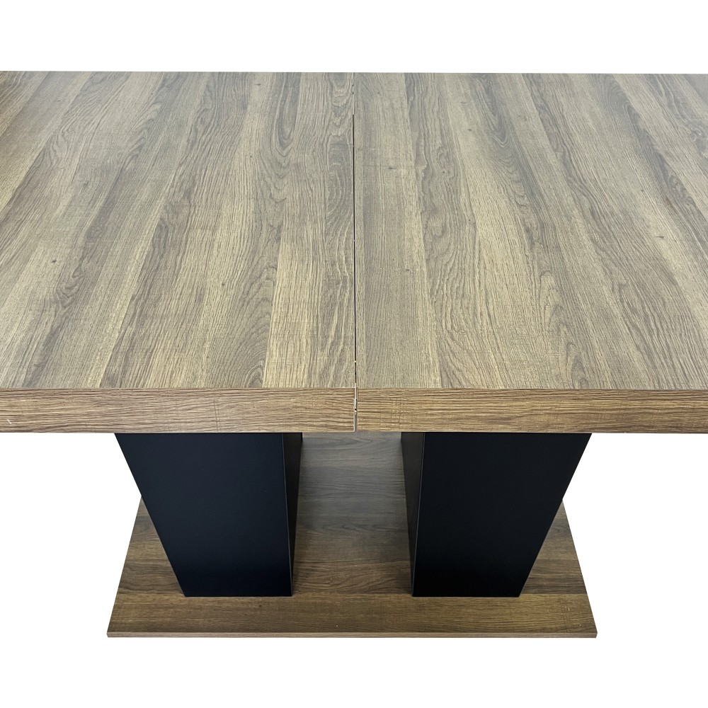 Extendable Wooden Dining Table for 4 10 People Modern Expandable Kitchen Table