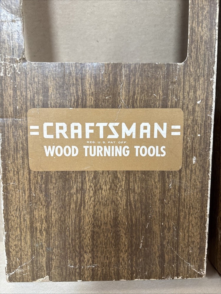 Craftsman Wood Turning 5 Pc. Set #2855 - Very Sharp Lathe, Chisel