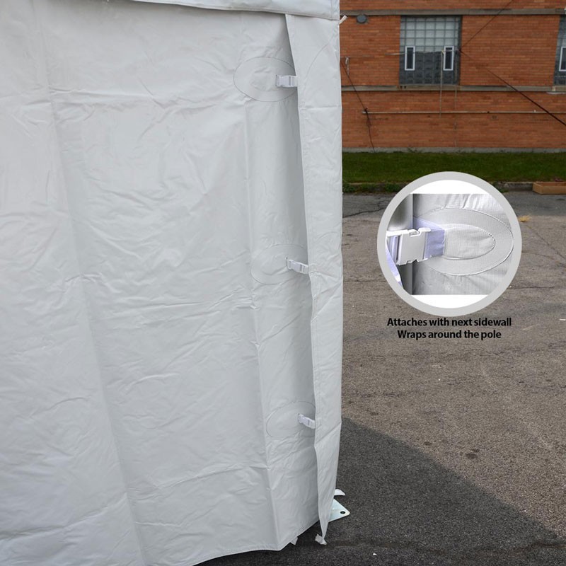 8x20 Solid Sidewall for High Peak Canopy Event Tent Outdoor Party Vinyl OPEN BOX