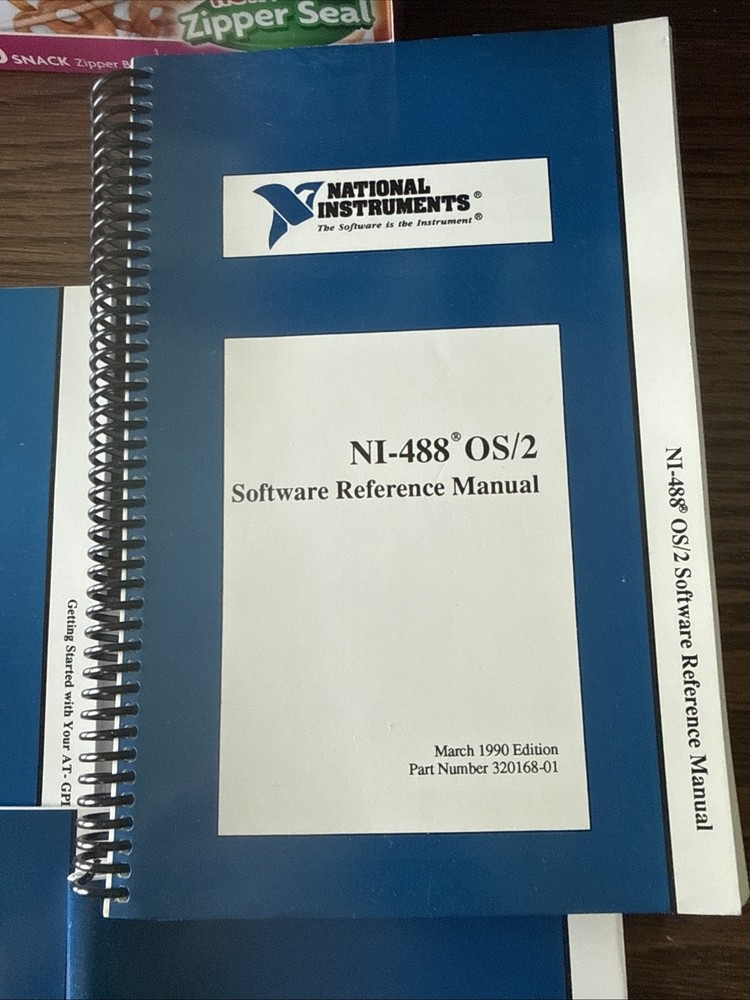 NATIONAL INSTRUMENTS AT-GPIB CONTROLLER CARD With Manuals N Software Box