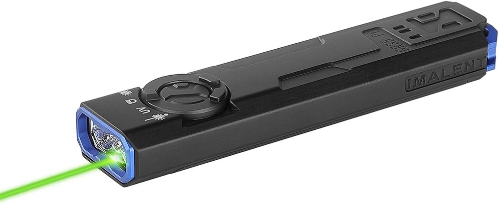 IMALENT GR35 2800 Lumens Rechargeable LED Work Torch Flat Flashlight w/UV Light