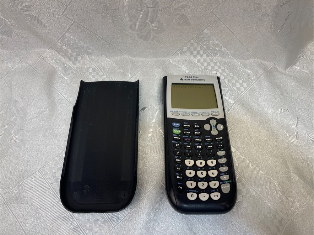 TEXAS INSTRUMENTS TI-84 PLUS GRAPHING CALCULATOR CLEAN CONDITION!