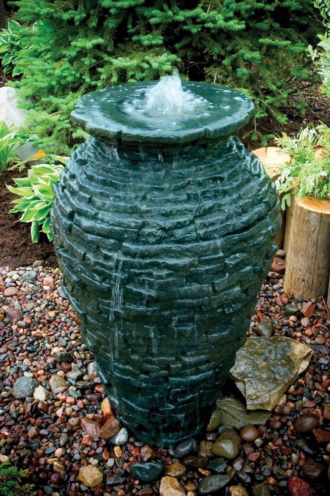 Aquascape Medium Stacked Slate Urn 78207