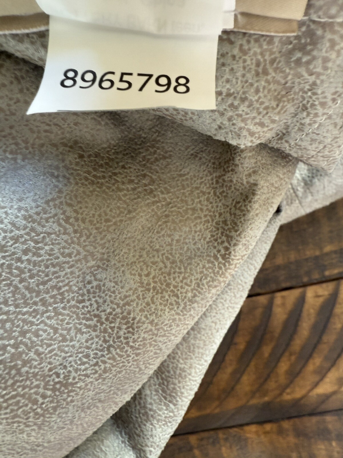 Pottery Barn Teen Textured Faux-Suede Storm Bean Bag Chair - Open Box