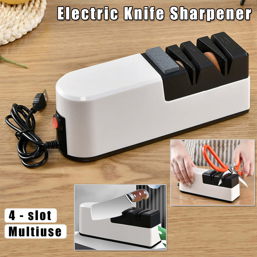 Electric Knife Sharpener Professional Kitchen Sharpening Stone Grinder knives