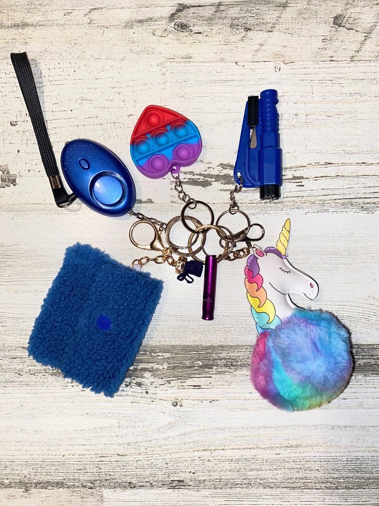 Self Defense Kids Backpack Keychain