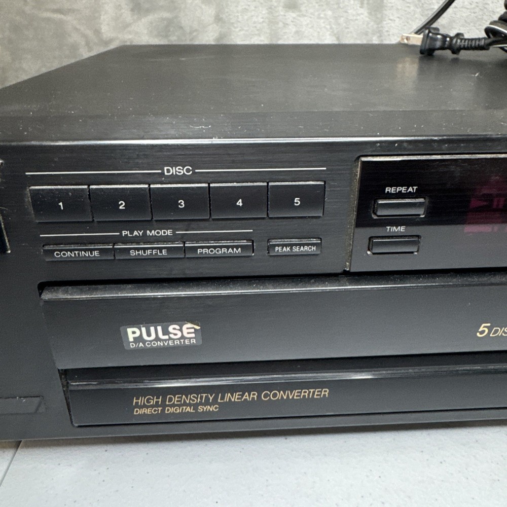 Sony CDP-C211 5-Disc Carousel CD Compact Disc Changer Player - Tray Doesn’t Open