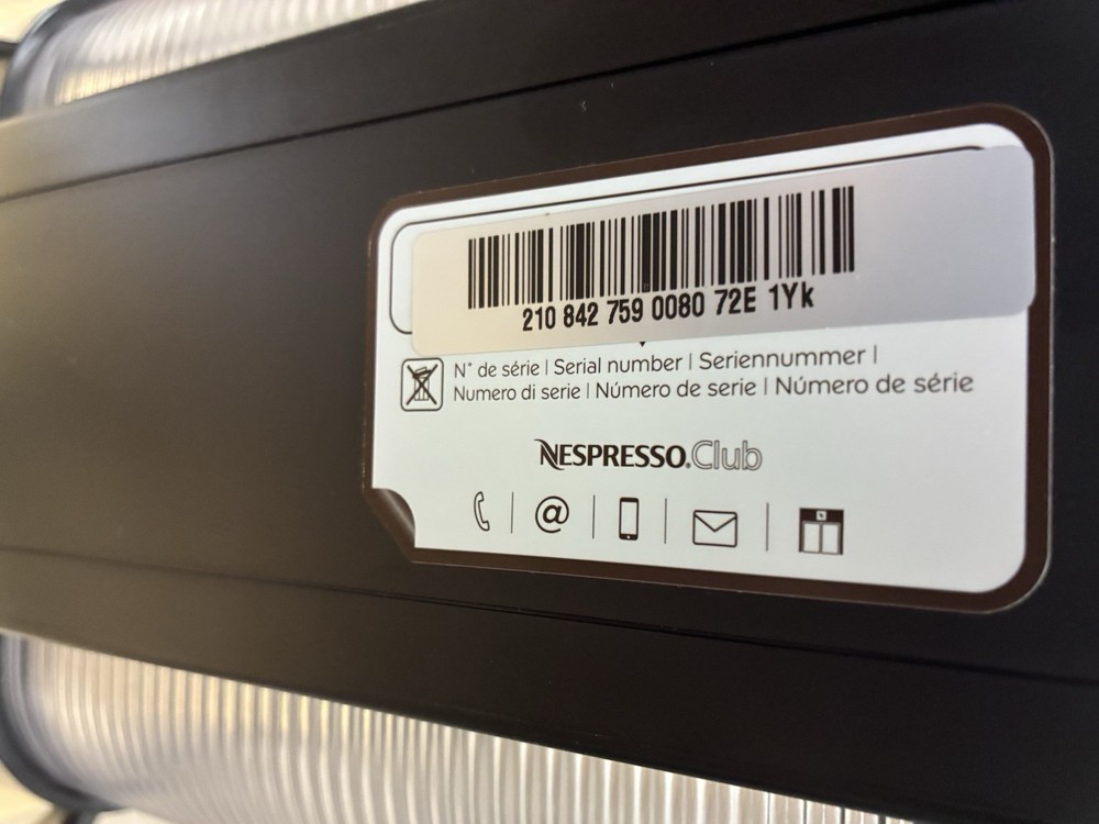 Nespresso Pixie Espresso Machine Black C60 Original Pods Tested Working Clean