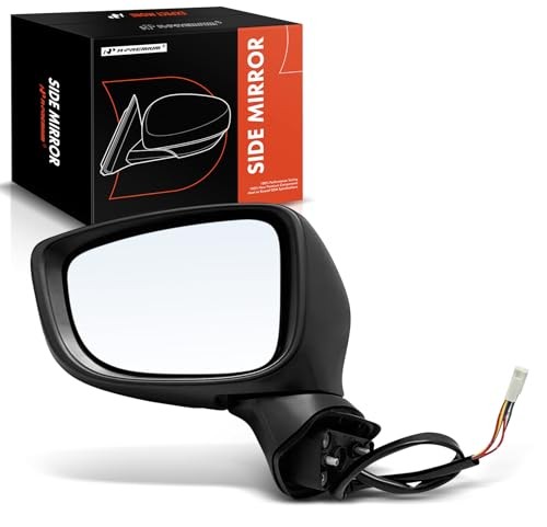 Driver Side Power Door Mirror - Compatible with Mazda 3 2014 2015 2016 -