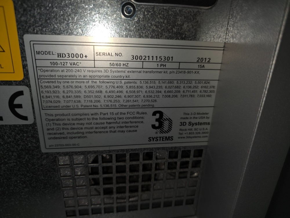 3D Systems Projet HD 3000 Plus