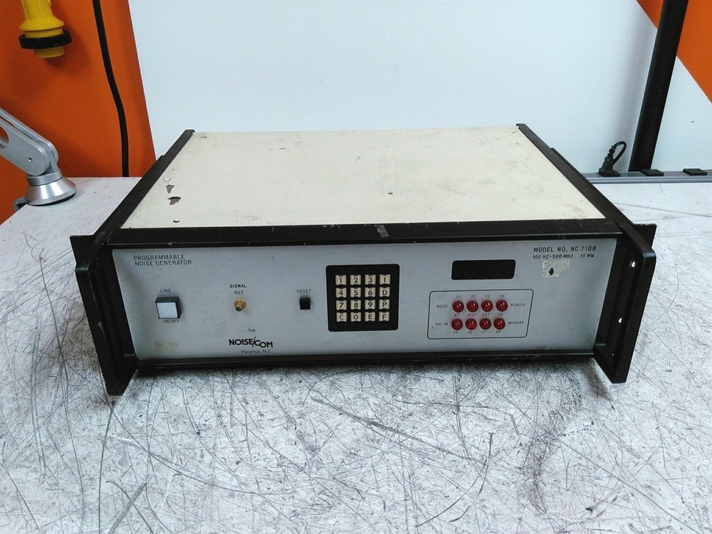 Power Tested Only Noise/Com NC 7108 Programmable Noise Generator AS-IS