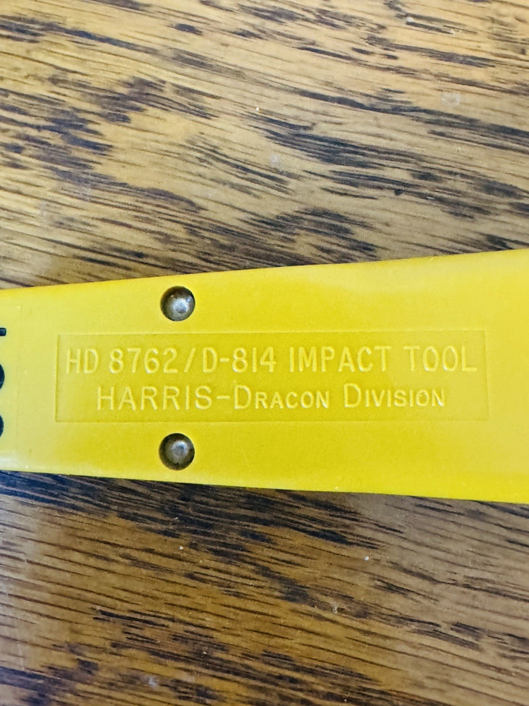 Harris D814 Punchdown Impact Tool With 2 Blades