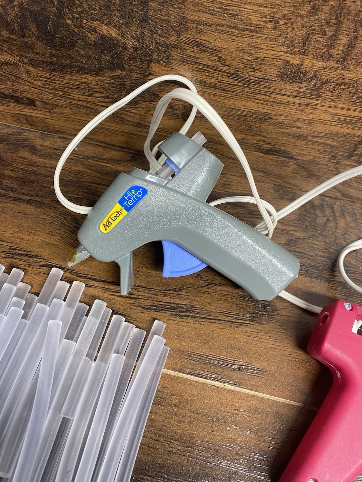 Lot 3 Mini Hot Glue Guns Hi Temp + 50 Glue Sticks Craft DIY Tested Working