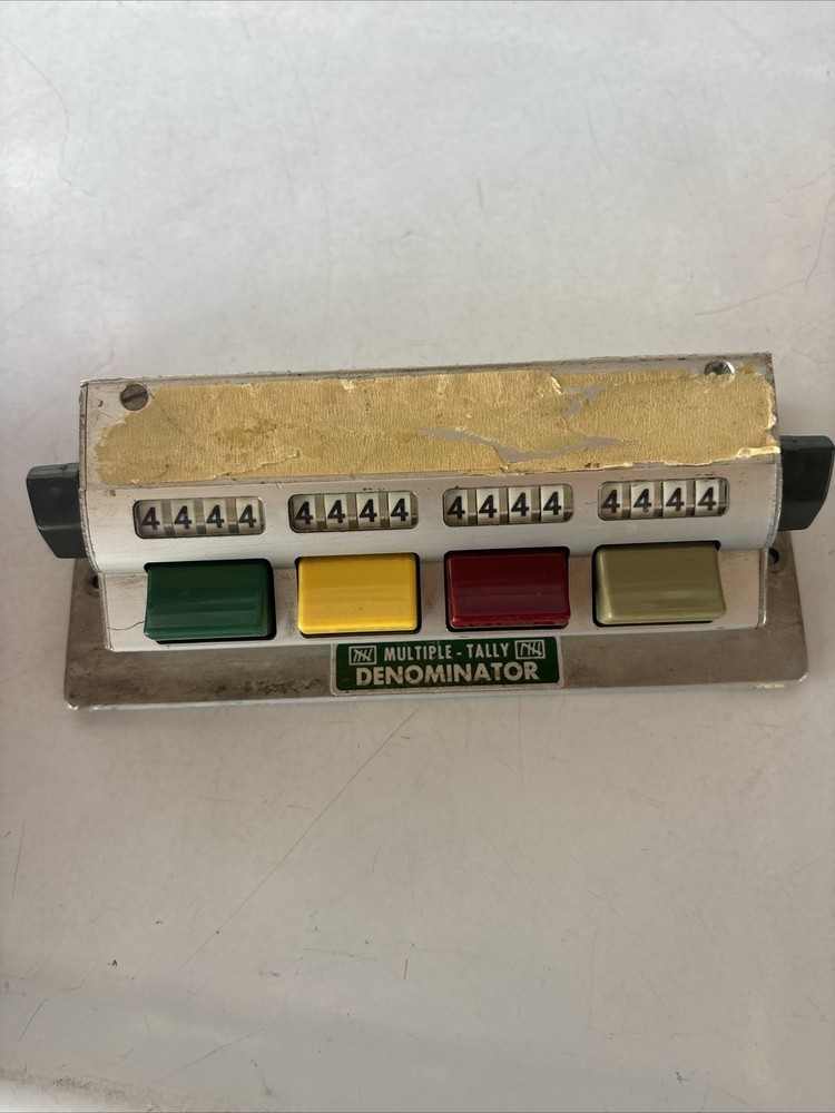 4 Counting Units Multiple Unit Tally Counters