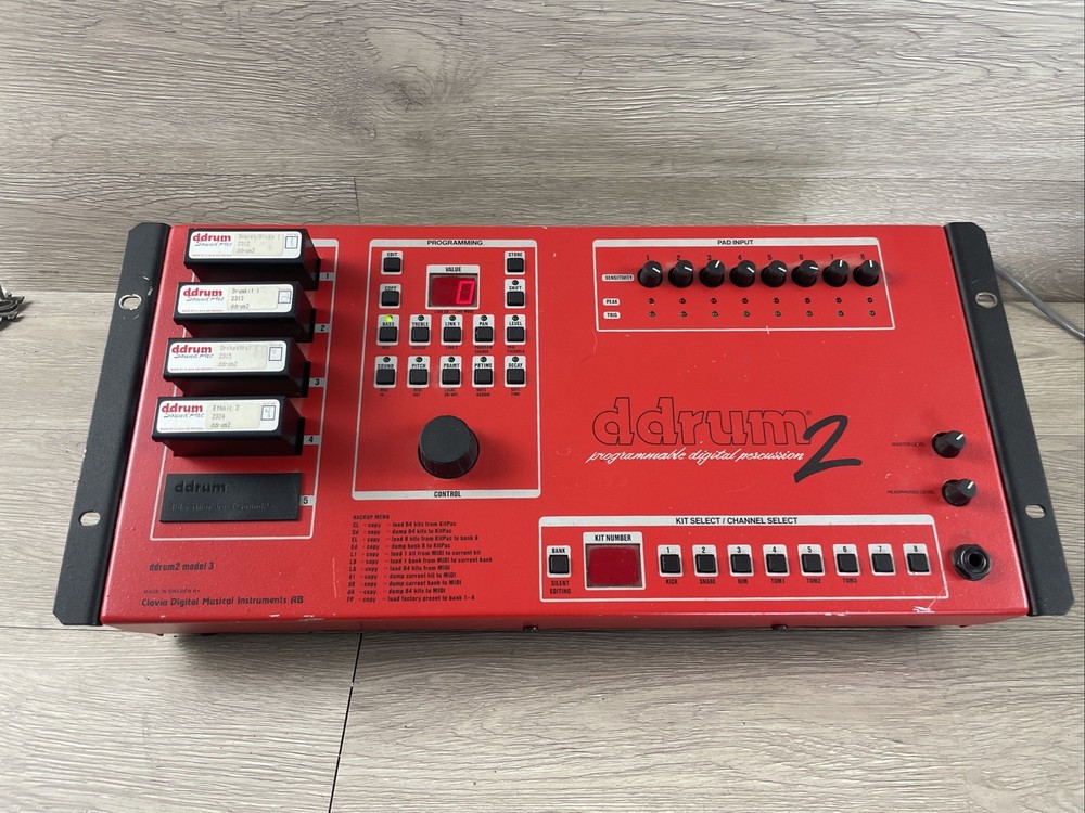 Ddrum2 Ddrum 2 Model 3 Programmable Digital Percussion VERY RARE